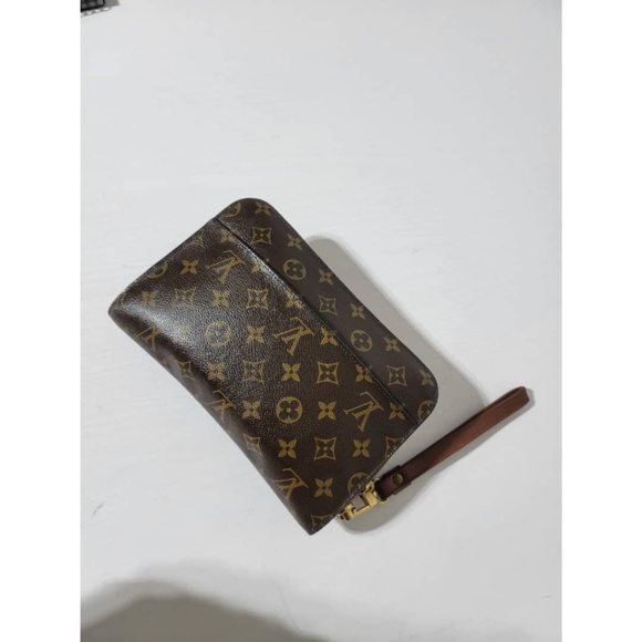 Authentic Louis Vuitton Monogram Canvas Orsay Clutch Brown - Picture 9 of 16